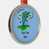 ストームチェザートルネード気象気象予報士 メタルオーナメント (右)