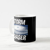 ストームチェザーハリケーンの天気予報イメージ コーヒーマグカップ (正面左)