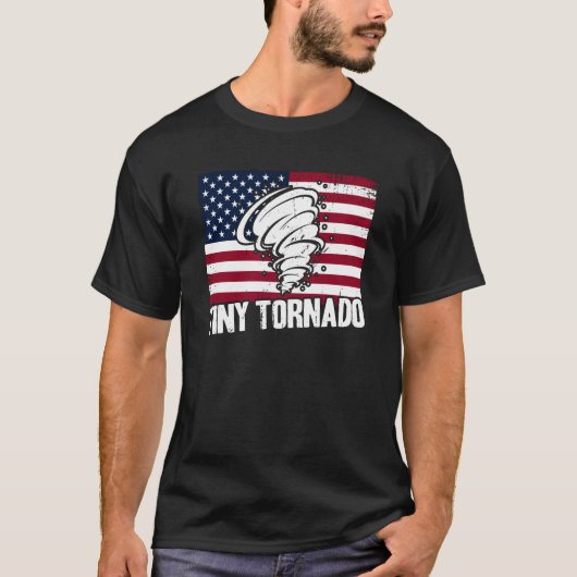 ストームチェザーハリケーン気象小竜巻 Tシャツ (正面)