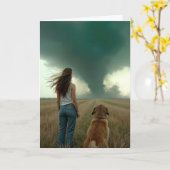 ストームチェザー用誕生日 カード (黄色い花)