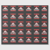 ストームチェーおもしろいザーストームハンター引用文天気 ラッピングペーパー (フラット)