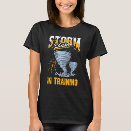 ストームチェーサーのトレーニング竜巻チェーサー Tシャツ (正面)