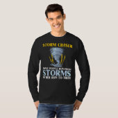 ストームチェー走ザーIへストーム気象学 Tシャツ (正面フル)