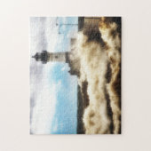 ストームデイライトハウスダルスミネソタ ジグソーパズル (縦)