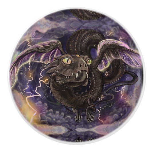 ストームドラゴンの目 セラミックノブ (正面)