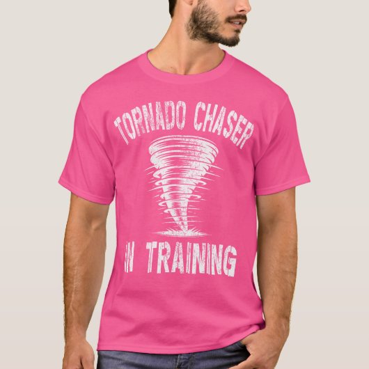 ストームハンター訓練の竜巻チェザー Tシャツ (正面)