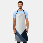 ストームブルー&グレーシティサマーホーム エプロン (着用した状態)