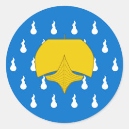 ストームホールポピュレースバッジクラシックラウンドSのバーロニー ラウンドシール