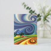 ストームポストカードファームホームスカイの前にスピリッツ ポストカード (スタンド正面)