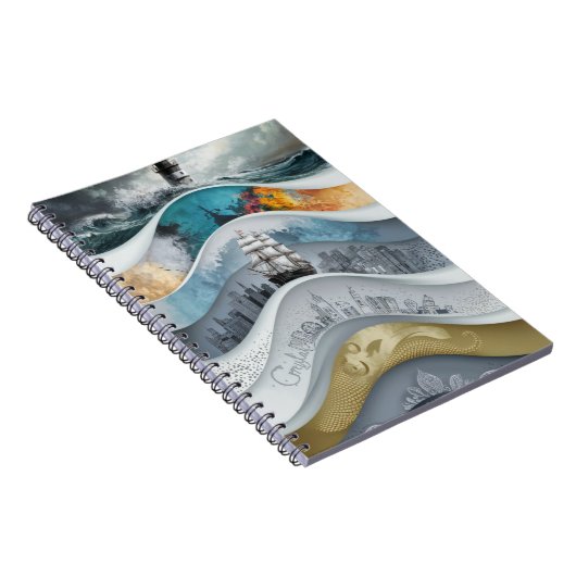 ストームライトハウス内の誘導灯 ノートブック (右側)