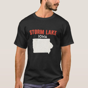 ストームレイクアイオワUSA州アメリカトラベルアイオワン Tシャツ
