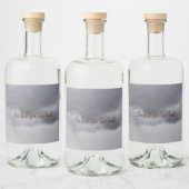 ストーム前の食品および飲料ラベルセット リキュールボトルラベル (ボトル)