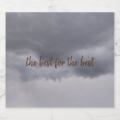 ストーム前の食品および飲料ラベルセット リキュールボトルラベル (シングルラベル)