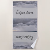 ストーム前ビーチタオル ビーチタオル (正面)