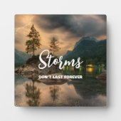 ストーム最後ではない勇気付けられる名勝自然 フォトプラーク (正面)