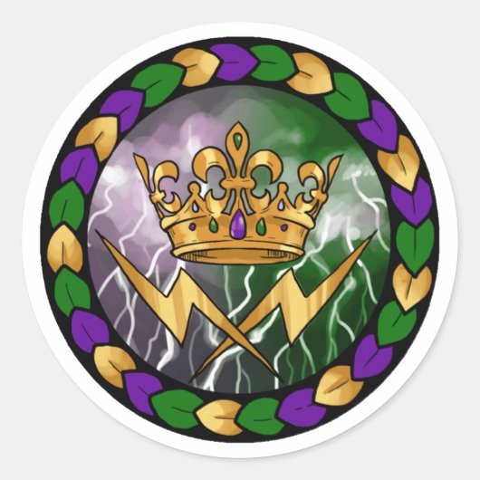 ストーム王国LGステッカー新世界妖精の国 ラウンドシール (正面)