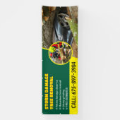 ストーム・ダメージ・クリアリング・サービス・バナー 横断幕 (縦)