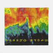 ストーム・チャサー フリースブランケット (正面(横))