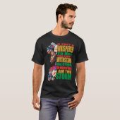 ストームBLM黒アフリカプライド黒い履歴月 Tシャツ (正面フル)