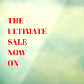 ストーモダンムウィンドウ販売ウィンドウの固定 ウィンドウサイン (シート3)