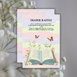 ストーリお洒落ブック赤ちゃんシャワー エンクロージャーカード