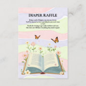 ストーリお洒落ブック赤ちゃんシャワー エンクロージャーカード (正面)