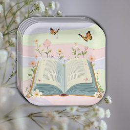 ストーリお洒落ブック赤ちゃんシャワー ペーパープレート