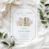 ストーリエレガントブックベビーシャワー招待状 招待状