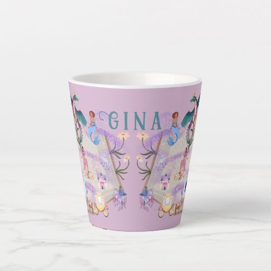 ストーリパーソナライズされたー帳 カフェラテマグ (正面)