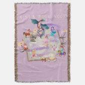 ストーリパーソナライズされたー帳 スローブランケット (正面縦)