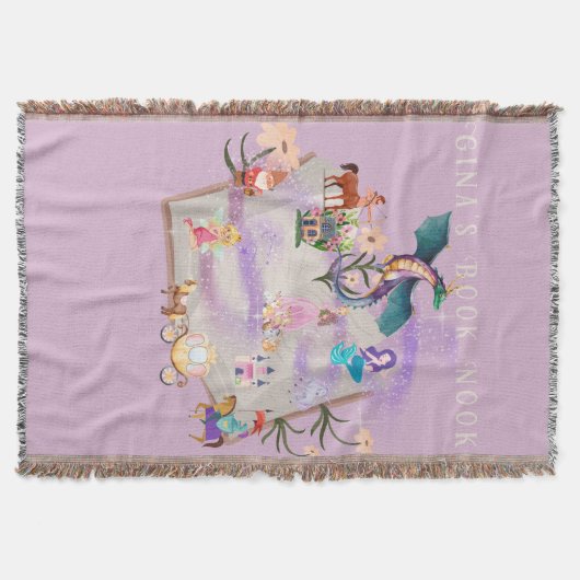 ストーリパーソナライズされたー帳 スローブランケット (正面)