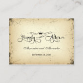 ストーリフォーマルー結婚ラインの表座席表 プレイスカード (裏面)