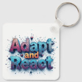 ストーリーがデータを織り込む場所 キーホルダー (裏面)