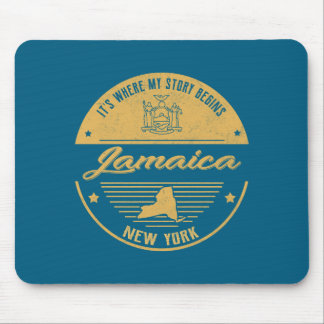 ストーリーが始まるジャマイカ・ヨークのシャツ マウスパッド
