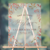 ストーリーが紅葉結婚の歓迎を開始 アクリルサイン (ニュートラル)