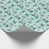 ストーリーを伝えるために構築 ラッピングペーパー (角)