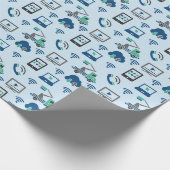 ストーリーを伝えるために構築 ラッピングペーパー (角)