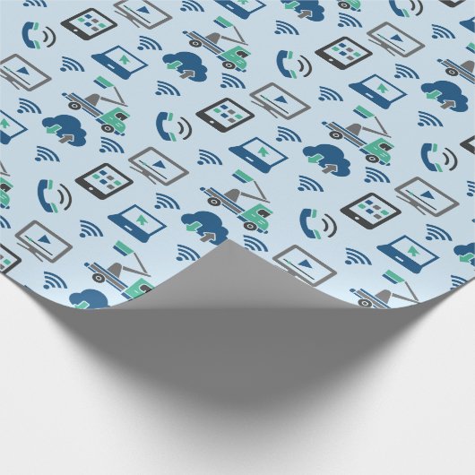 ストーリーを伝えるために構築 ラッピングペーパー (角)