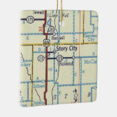 ストーリーシティIAヴィンテージマップ セラミックオーナメント (右)