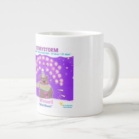 ストーリーストーム2024勝者マグカップ ジャンボコーヒーマグカップ (正面右)