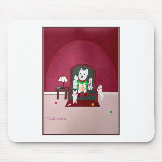 ストーリータイムウェスティーマウスパッド マウスパッド (正面)