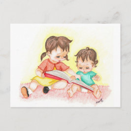 ストーリータイム – Little Loves Art ポストカード