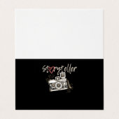 ストーリーテラーカメラ写真撮影クール者 名刺 (外部フラット)