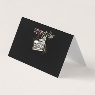 ストーリーテラーカメラ写真撮影クール者 名刺