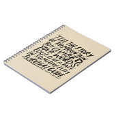 ストーリーテラーノートモーガンハーパーニコルズ引用文 ノートブック (左側)