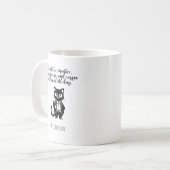 ストーリーテラー メンター 文法学者 コーヒー愛好家 コーヒーマグカップ (正面左)