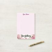 ストーリーテリングピンクチャームライターDesktop ポストイット (デスク上)