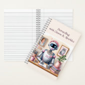 ストーリーテリングロボットの優雅さ ノートブック (内側)