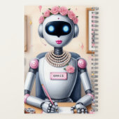 ストーリーテリングロボットの優雅さ ノートブック (裏面)