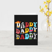 ストーリーパパおもちゃ男の子ストーリーパパ父の日Tee For カード (黄色い花)